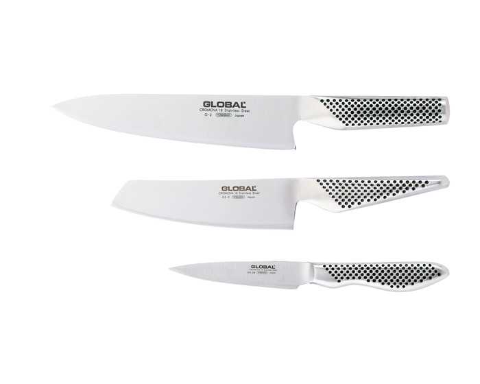 Global knivset 3 delar